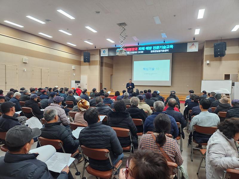 강화섬포도_착색불량과_피해예방_교육