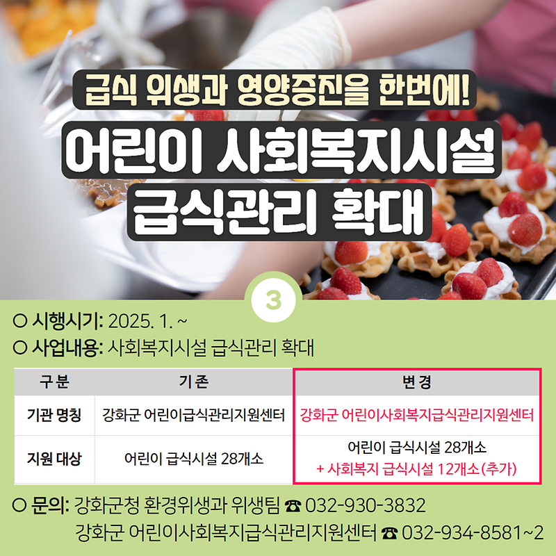 강화군이 쏜다 제3탄! 사회복지분야