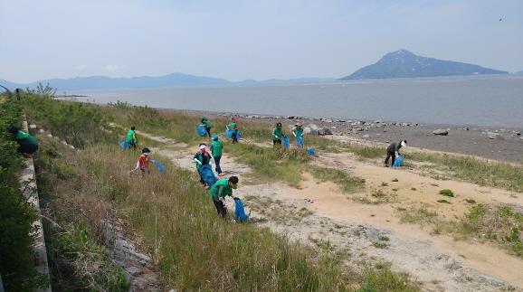 망월해안가대청소(부녀회,2017