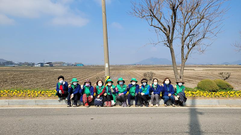 초화식재(부녀회단체)