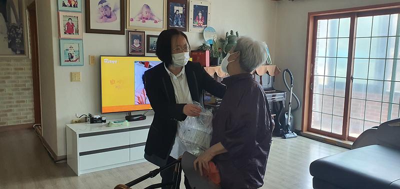 취약계층방역물품배부