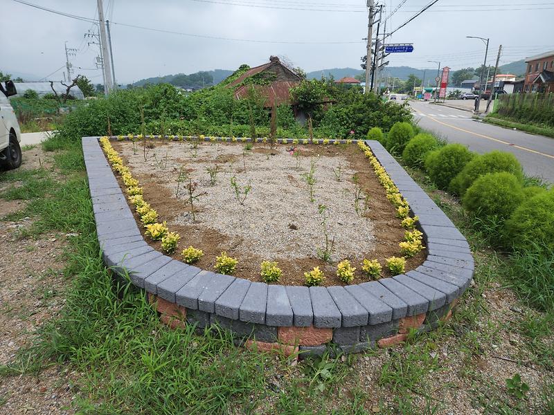 쓰레기무단투기지역_화단조성