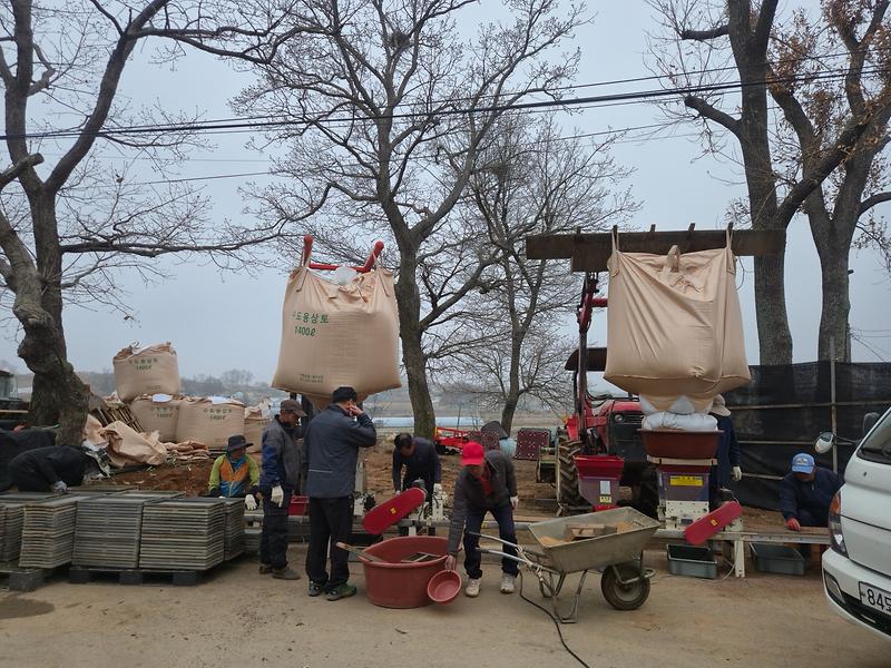 불은면, 볍씨파종 영농현장 방문, 풍년 농사 기원 사진
