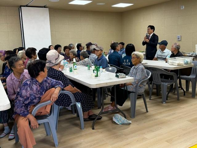 하점면 이강2리 주민대피시설 준공행사 사진