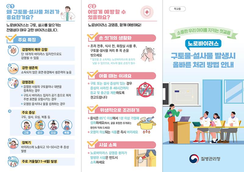 노로바이러스_처리_방법_안내_리플릿-학교용_최종-앞
