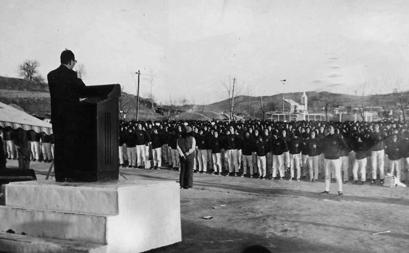 체육대회 선언식 사진