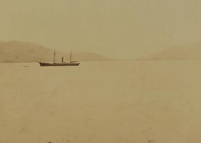 부산항 타케말 정박 사진