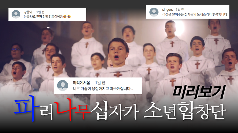 [오늘의 강화군] 🎼파리나무 십자가 소년 합창단 강화상륙!｜어머, 이건 꼭 봐야해....!!🤭｜14일 16시 강화문예회관 사진