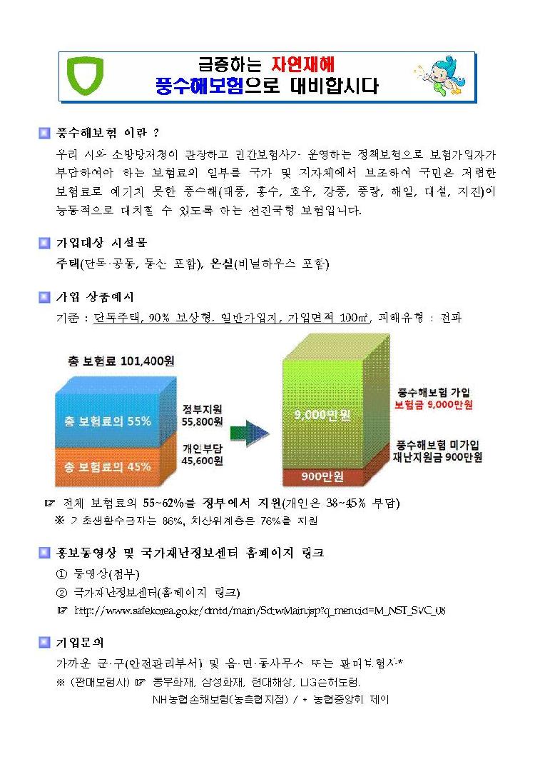 풍수해보험안내