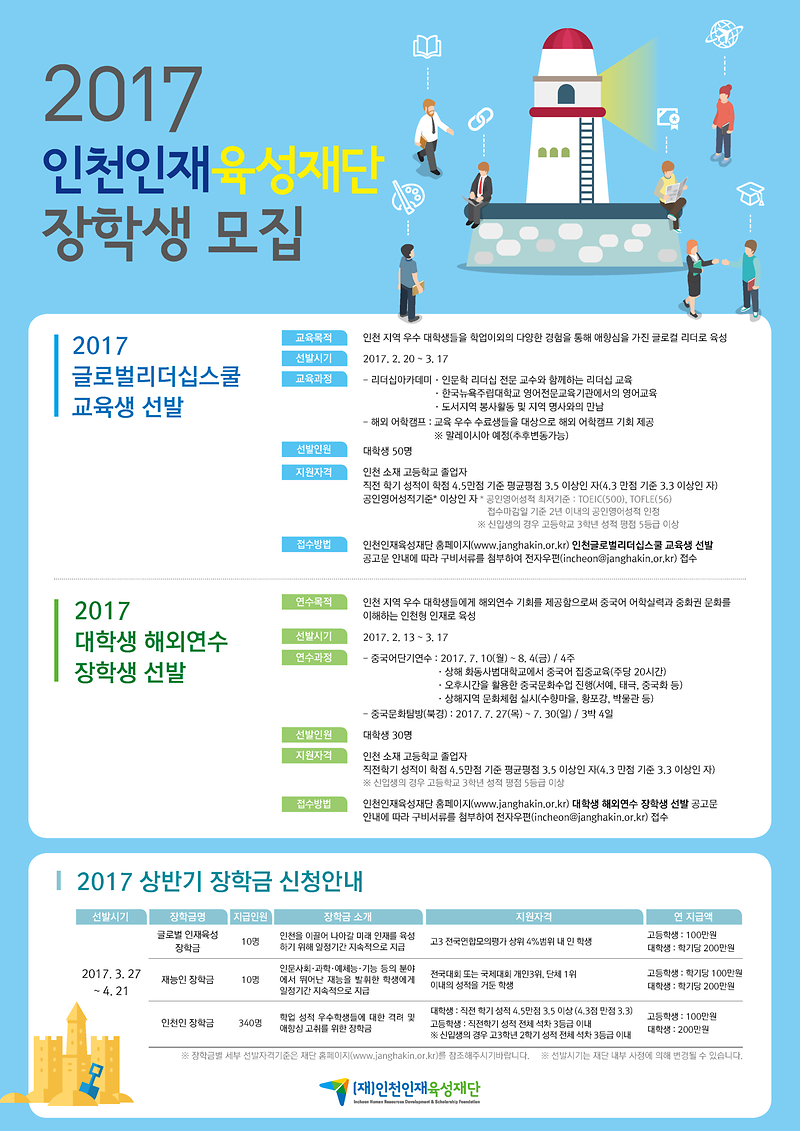 장학생모집_홍보포스터