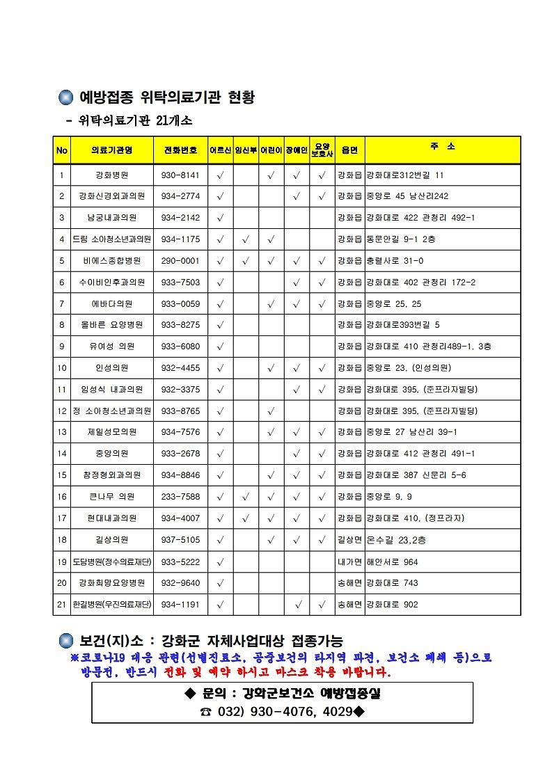 인플루엔_접종장소