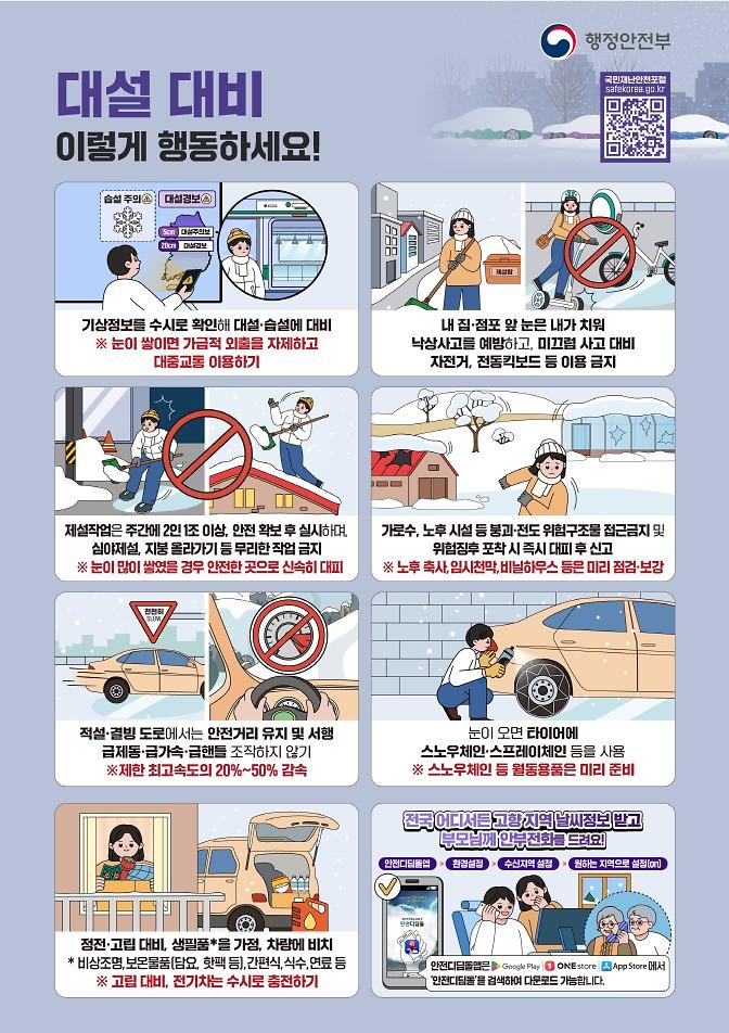 국민행동요령(대설)