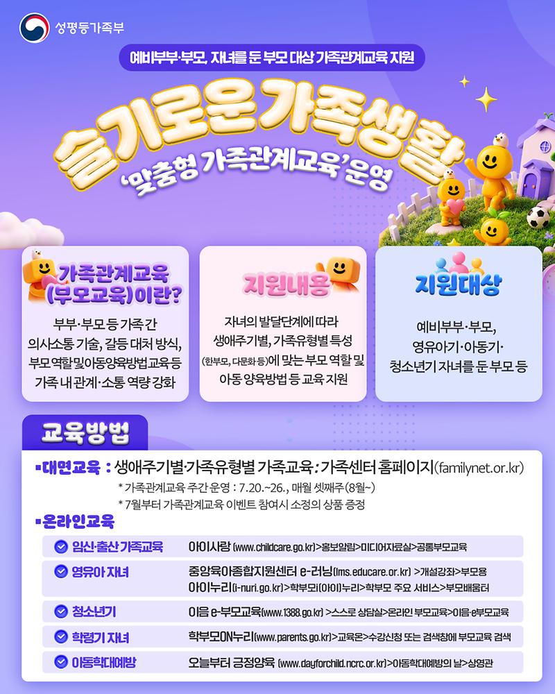 가족관계교육_주간_홍보_웹포스터