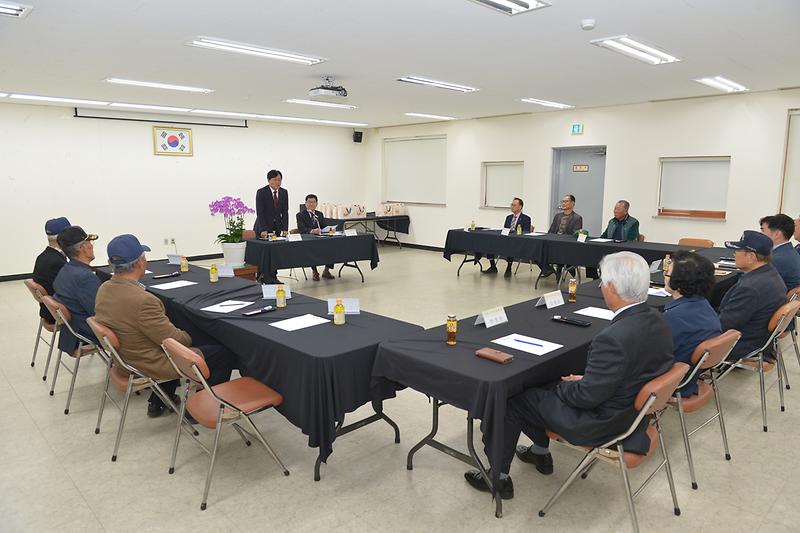 강화군 보훈단체 회장단 간담회 사진