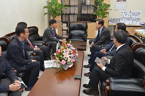 안양대학교 총장 간담회 사진