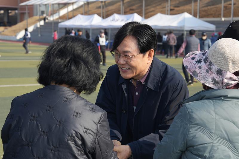 교동면 송해면 분회장기 게이트볼대회 사진