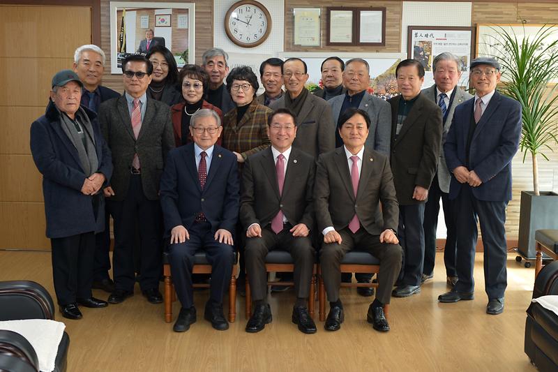 강화군 노인회 방문 사진