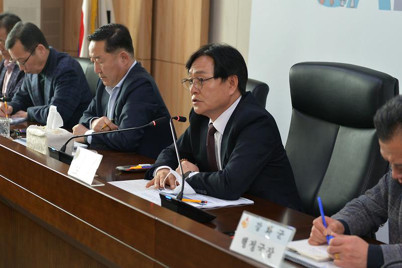 2025년 연두방문 건의사항 추진계획 보고회 사진