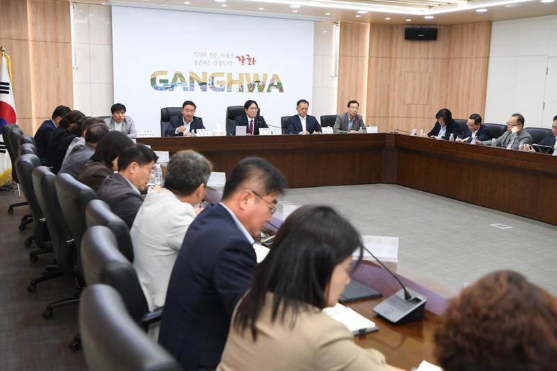 10월 중 간부회의 사진