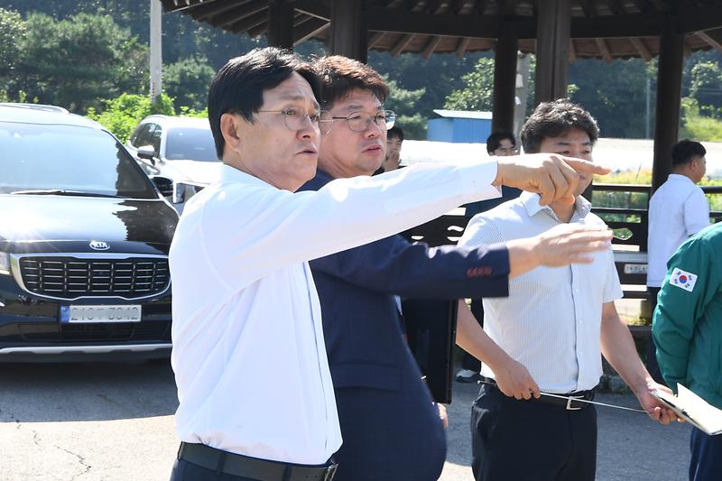 강화북부권역 스포츠타운 조성사업 후보지 현장 시찰 사진