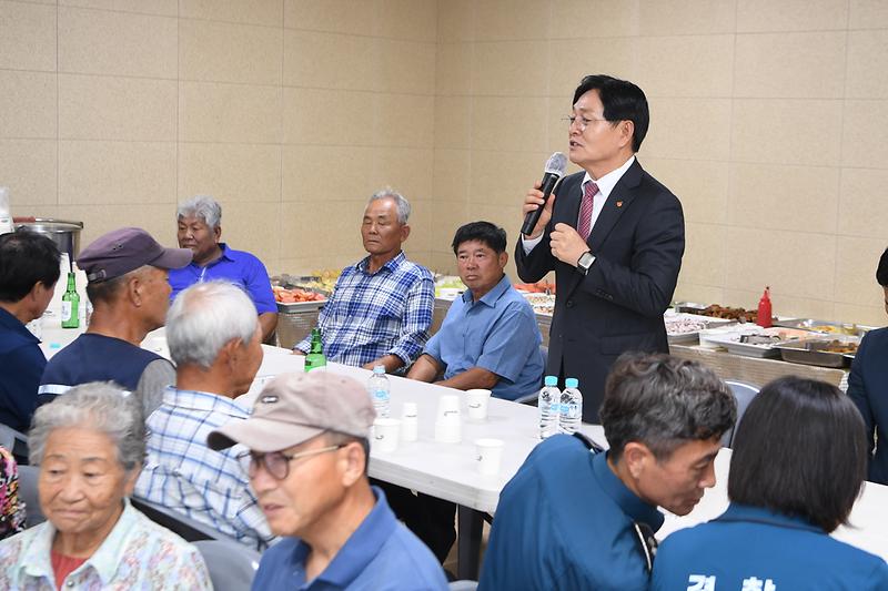 하점면 이강리 주민대피시설 준공행사 사진