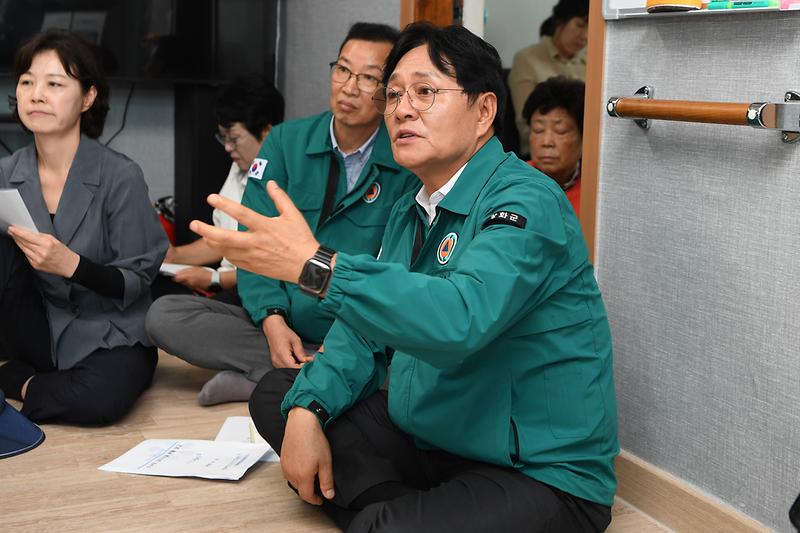삼산면 서검도 현장 방문 사진