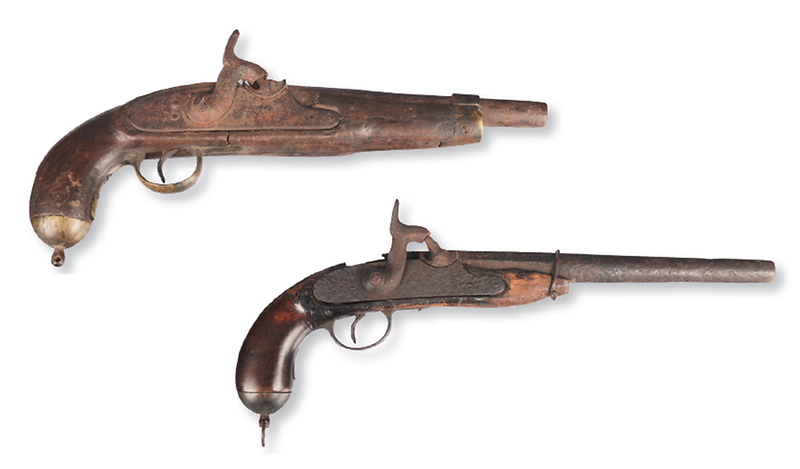 087의병들이_사용했던_화승식_권총.png 이미지