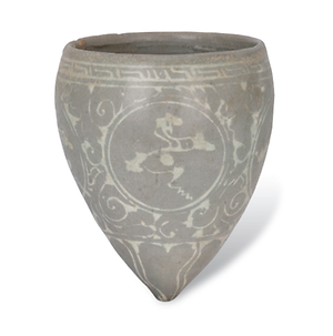 청자상감운당초문마상배 사진