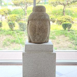 석조여래두상 사진