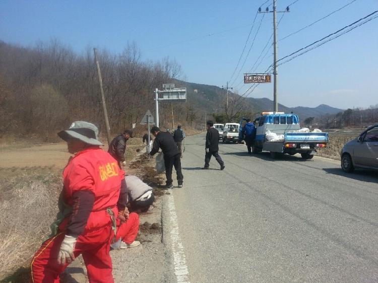 0415_양사면주민자치위원회_꽃길_조성