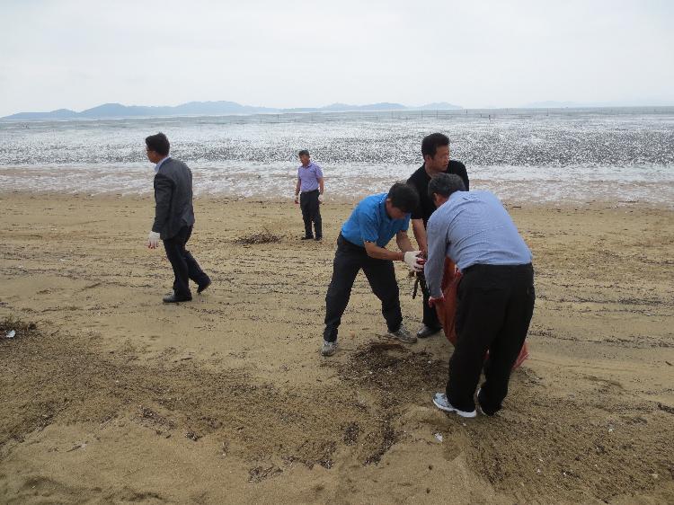 0725_화도면이장단_동막해변_여름파출소_위문1