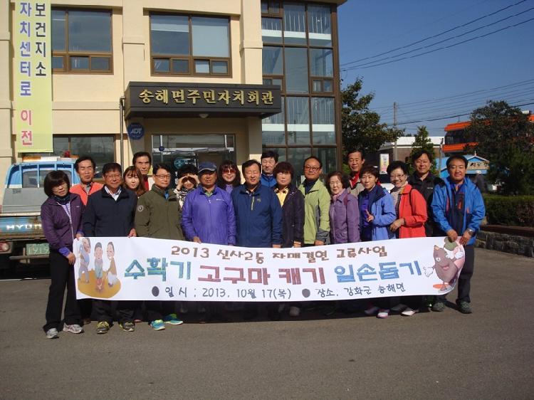 1021_송해면주민자치위원회_고구마_캐기행사