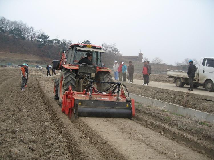 0407_건답못자리_두둑성형기_시연