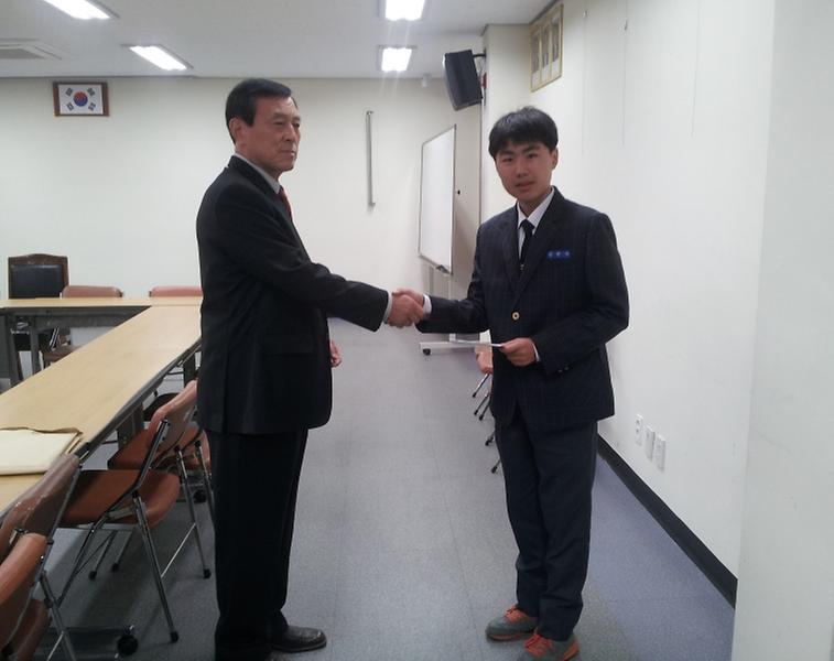 장학금전달모습