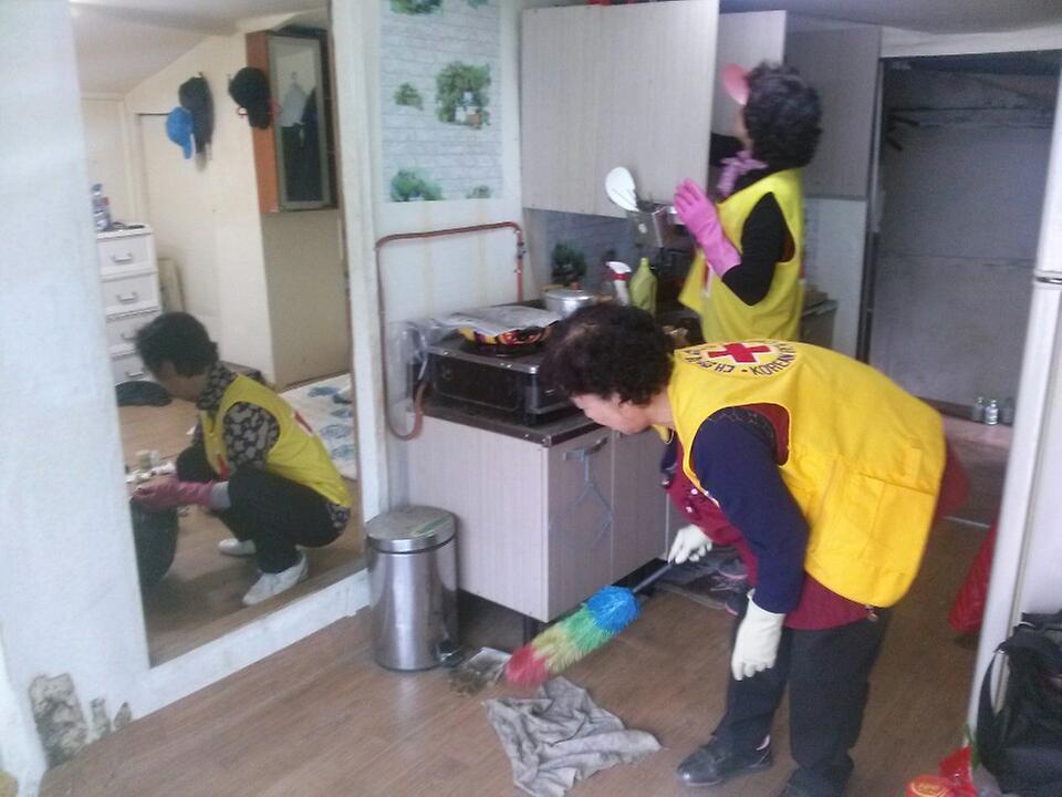 주거환경정리봉사활동모습