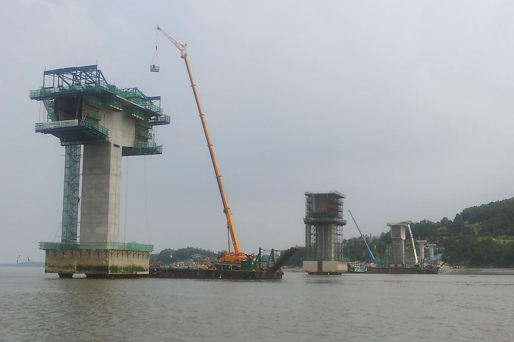 삼산연륙교_건설현장_사진