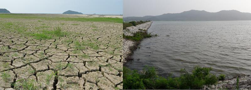 2015년과_2017년의_난정저수지