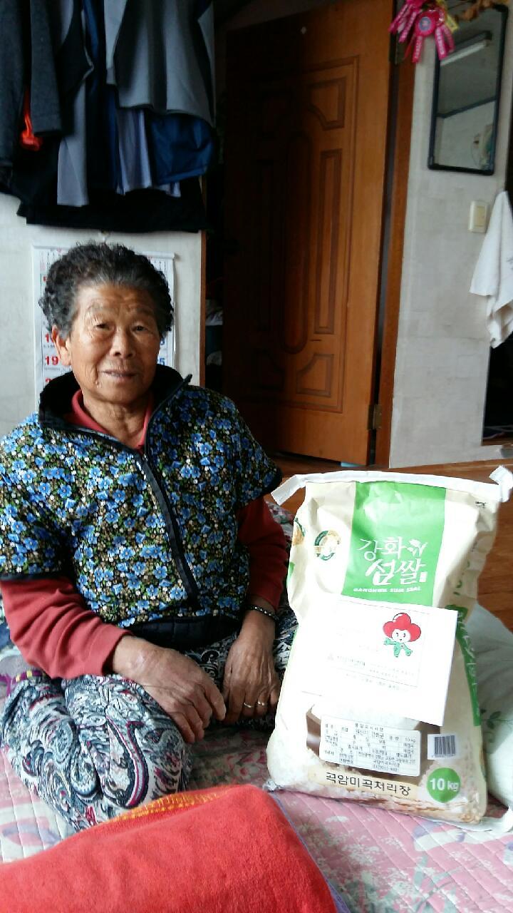 교동면_사랑의_쌀_전달