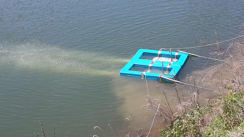 수질개선사업(김촌저수지_설치사진)_2