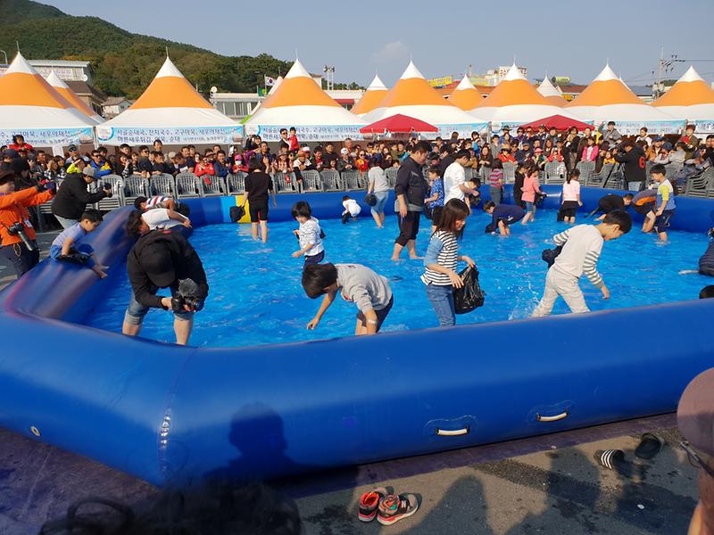 새우젓_축제3(갯벌장어_잡기)
