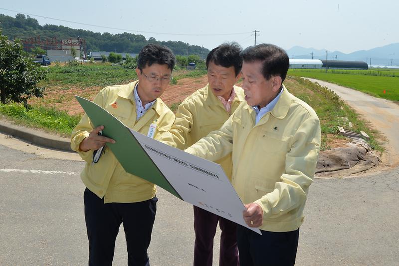 유천호_군수_주요사업지_점검1