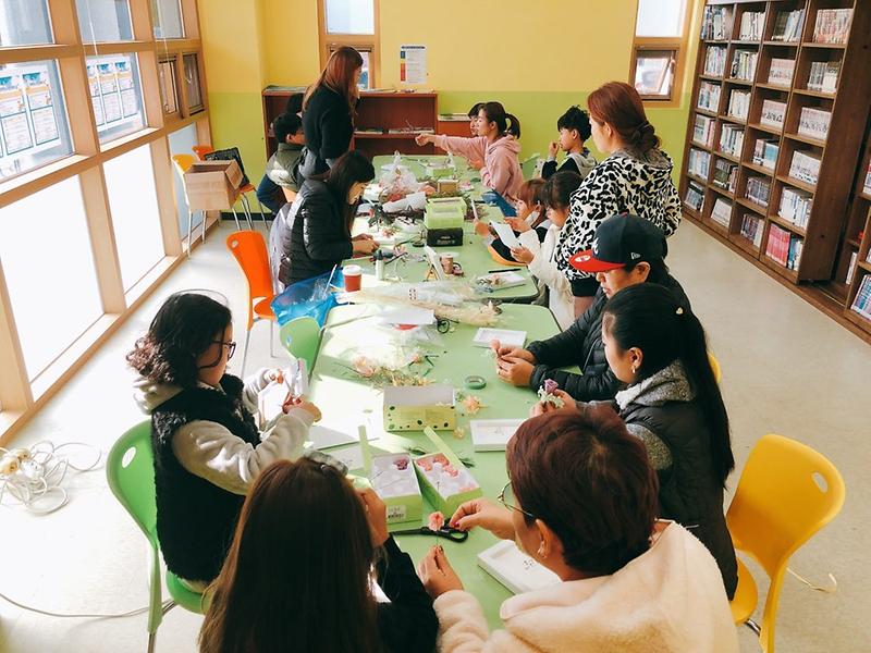 방학프로그램(플라워공예)