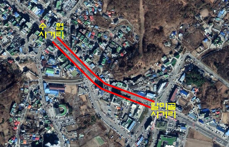 전선지중화_위치도(알미골~수협)