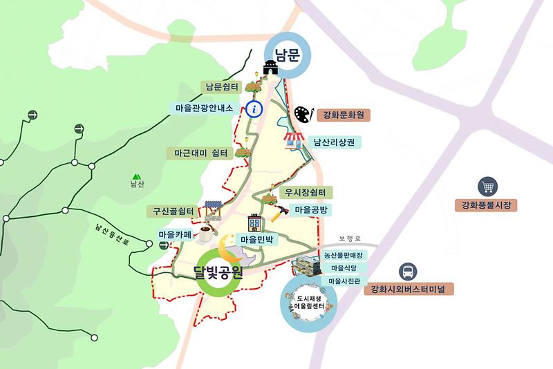 남산마을_도시재생_뉴딜사업_개념도