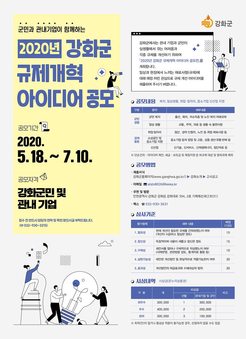 2020년_강화군_규제개혁_공모_포스터