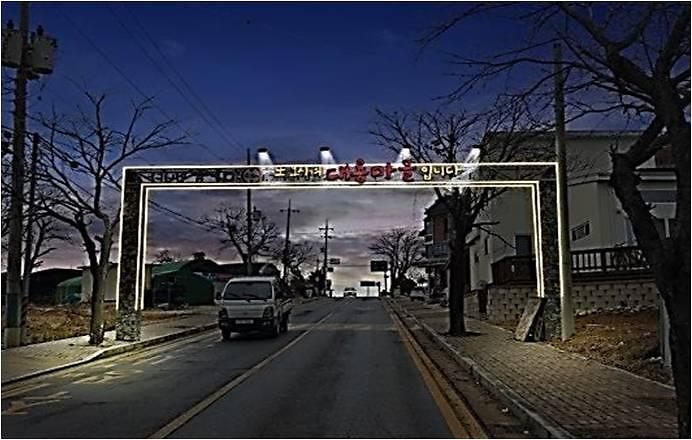 대룡시장_마을게이트_경관조명_계획도