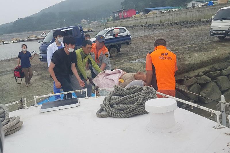 서도면_의용소방대_환자이송