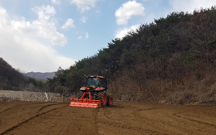 트랙터이용_정지(써래)작업