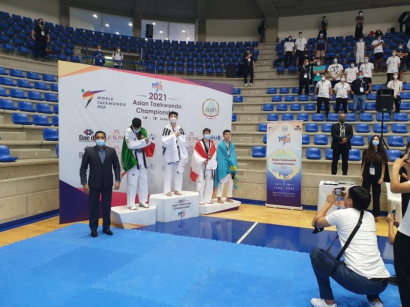 강화군청_태권도팀_아시아선수권대회_금메달_(1)