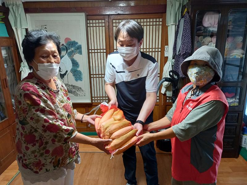 하점면_협의체_옥수수_수확